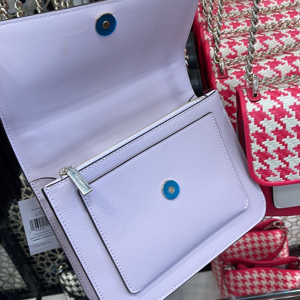 Kate Spade Remi Flap Chain Crossbody lilac moon - Picture 10 of 16